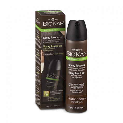 Средство оттеночное для закрашивания отросших корней волос BioKap (тон тёмно-коричневый), 75 мл