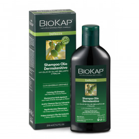 Шампунь масляный для чувствительной кожи головы успокаивающий BioKap, 200мл