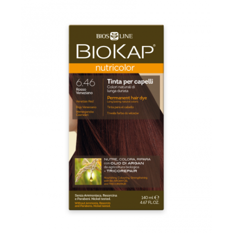 Краска для волос BioKap Nutricolor венецианский красный тон 6.46, 140мл